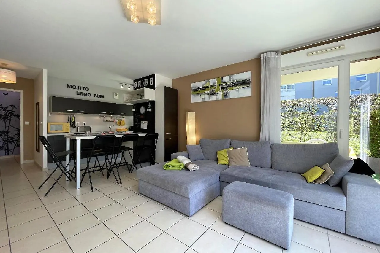Beautiful T4 Parking Large Terrace Apartment Annecy